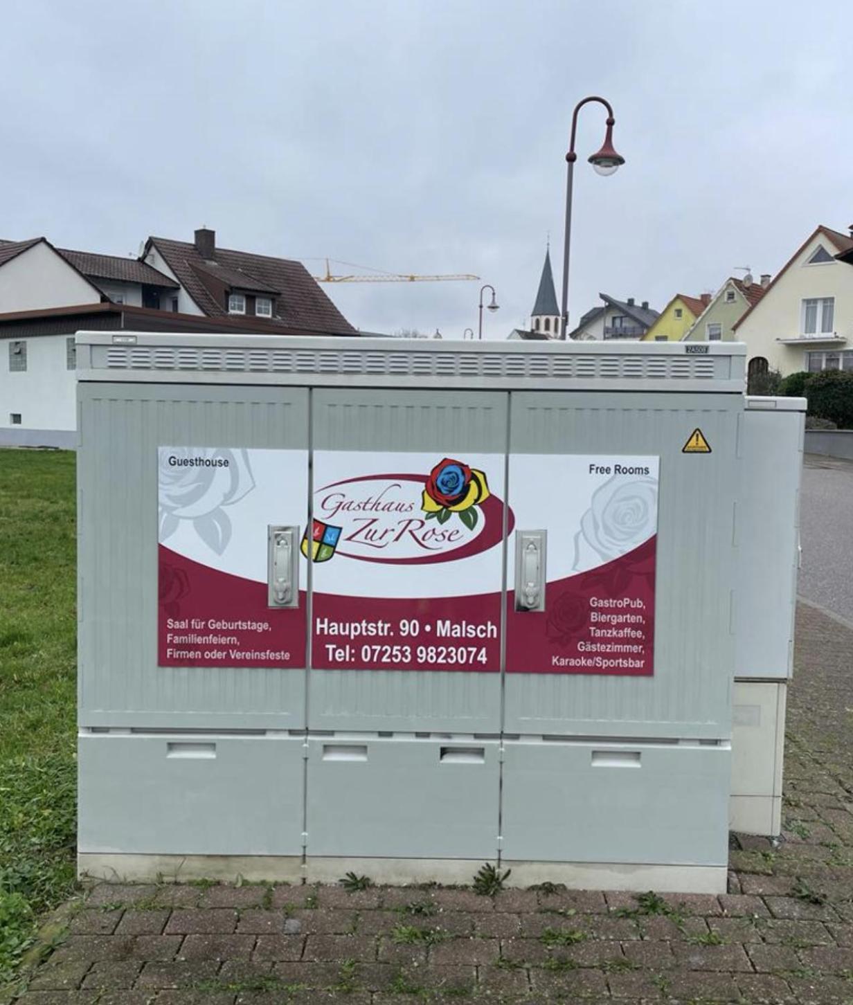 Gasthaus Zur Rose Malsch  Exterior foto